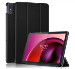 Gigapack Tok álló, bőr hatású (aktív FLIP, oldalra nyíló, TRIFOLD, asztali tartó) FEKETE Lenovo Tab M10 5G (TB-X607) ' csomagolás (GP-153575)
