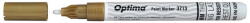 Optima Markere vopsea Optima Marker cu vopsea Optima Paint 3713, varf rotund 2.0mm, grosime scriere 1-2mm - auriu (OP-37131222)