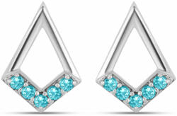  Ezüst Fülbevaló Paraiba Kvarccal, Y62813