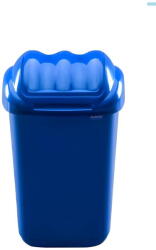 Plafor Cos plastic cu capac batant, pentru reciclare selectiva, capacitate 30l, PLAFOR Fala - albastru (PL-608-03) Cos de gunoi