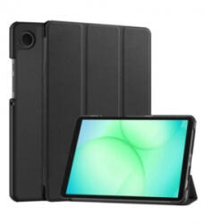 Gigapack Tok álló, bőr hatású (aktív FLIP, oldalra nyíló, TRIFOLD, asztali tartó) FEKETE Samsung Galaxy Tab A11 LTE (SM-X135) / Galaxy Tab A11 WIFI (GP-177298)