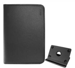 ENKAY tok álló, bőr hatású (FLIP, asztali tartó funkció, 360°-ban forgatható, univerzális, 7' méret) FEKETE [Alcatel Tab 1T 7 WIFI