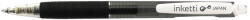 PENAC Pix cu gel PENAC Inketti, rubber grip, 0.5mm, corp negru transparent - scriere neagra (P-BA3601-06EF) - forit