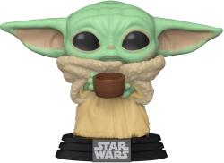 Funko Figurina Funko Pop! Star Wars: The Mandalorian - The Child with cup #378 (54752) Figurina