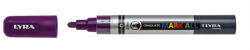 LYRA Marker LYRA Graduate Mark All, pe baza de apa, varf 2mm, pentru orice suprafata - violet (LR-006820037)
