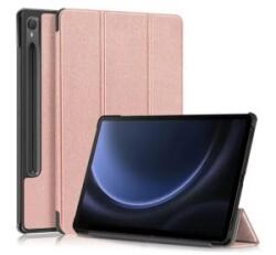 Gigapack Tok álló, bőr hatású rozéarany Samsung Galaxy Tab S10 FE WIFI (SM-X526) (GP-149333) - aqua
