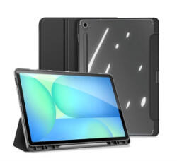 Dux Ducis TOBY tok álló, bőr hatású fekete Samsung Galaxy Tab S10 FE Plus WIFI (SM-X626) / Galaxy Tab S10 FE Plus LTE (SM-X620) (GP-169349)