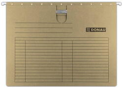 DONAU Dosar suspendabil cu sina, carton 230g/mp, bagheta metalica, 5 buc/set, DONAU - maro (DN-7430001PL-02-SET)