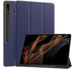 Gigapack Tok álló, bőr hatású sötétkék Samsung Galaxy Tab S9 Ultra LTE (SM-X916) (GP-163650)
