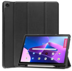 Gigapack Lenovo Tab M10 Plus bőr hatású tok fekete (GP-126357) (GP-126357)