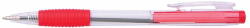 Office Products Pix cu mecanism, rubber grip, varf 0.7mm, Office Products - rosu (OF-17015611-04) - forit