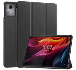 Gigapack Tok álló, bőr hatású (aktív FLIP, oldalra nyíló, TRIFOLD, asztali tartó) FEKETE Lenovo Tab K11 Plus (TB352) ' csomagolás (GP-168232)