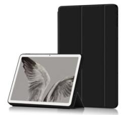 Gigapack Tok álló, bőr hatású (FLIP, oldalra nyíló, TRIFOLD, asztali tartó) FEKETE Google Pixel Tablet ' csomagolás' (GP-146604) (GP-146604)