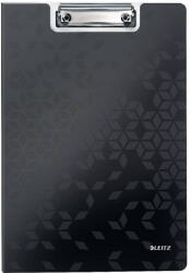 Leitz Clipboard LEITZ WOW, dublu, polyfoam, A4, 100 coli, negru (L-41990095) - forit