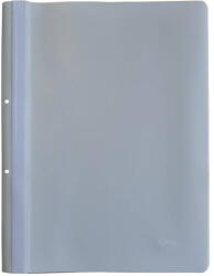 Optima Dosar plastic PP cu sina, cu gauri, grosime 120/180 microni, 10 buc/set, Optima - gri (OP-1043-020)