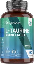 Weight World L-Taurine Amino Acid, 1000 mg, 180 capsule, Weight World
