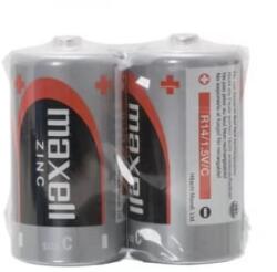 Maxell R14 C elem, féltartós, (2db/zsugorfólia) (Maxell R14) (R14)