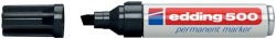 edding Marker Edding 500 permanent varf retezat 2-7mm negru (4-500001)