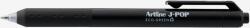 Artline Pix cu gel ARTLINE J-Pop Eco Green, rubber grip, varf 0.7mm - negru (EGB-S260-07ECAH-BK)