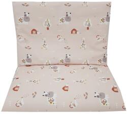 EKO 2 Részes Pamut Ágyneműhuzat Szett My Farm Powder Pink 40x60 Cm, 90x120 Cm