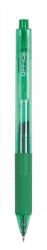 Office Products Pix cu gel, mecanism retractabil, rubber grip, 0.5 mm, Office Products - verde (OF-17025711-02)