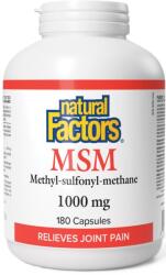 Natural Factors MSM, 1000 mg, 180 capsule, Natural Factors