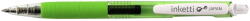 PENAC Pix cu gel PENAC Inketti, rubber grip, 0.5mm, corp verde lime transparent - scriere verde lime (P-BA3601-21EF) - forit