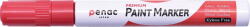 PENAC Marker cu vopsea PENAC, rezistent la temperaturi inalte, varf rotund, grosime scriere 2-4mm - rosu (P-OT0140-RD)