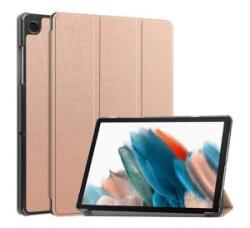 Gigapack Tok álló, bőr hatású (aktív FLIP, oldalra nyíló, TRIFOLD, asztali tartó) ROZÉARANY Samsung Galaxy Tab A9 LTE (SM-X115) / Galaxy (GP-150667) - aqua