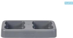 Plafor Suport plastic pentru 2 cosuri reciclare selectiva (2 x 75L), 79 x 39 x h8.5cm, PLAFOR Fit (PL-826-02) Cos de gunoi