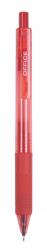 Office Products Pix cu gel, mecanism retractabil, rubber grip, 0.5 mm, Office Products - rosu (OF-17025711-04)
