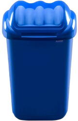 Plafor Cos plastic cu capac batant, pentru reciclare selectiva, capacitate 50l, PLAFOR Fala - albastru (PL-655-03) Cos de gunoi
