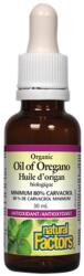 Natural Factors Organic Oil of Oregano, 30 ml, Natural Factors