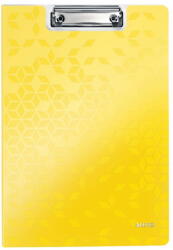Leitz Clipboard LEITZ WOW, dublu, polyfoam, A4, 100 coli, galben (L-41990016) - forit