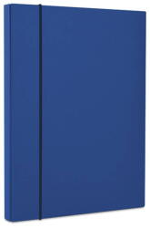 Office Products Mapa din carton plastifiat cu elastic, 40mm latime, Office Products - bleumarin (OF-21187511-03) - forit