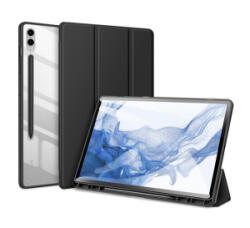 Dux Ducis TOBY tok álló, bőr hatású fekete Samsung Galaxy Tab S9 Plus LTE (SM-X816) (GP-151095) - aqua