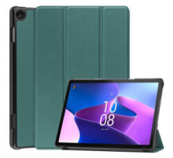 Gigapack Tok álló, bőr hatású (aktív FLIP, oldalra nyíló, TRIFOLD, asztali tartó) SÖTÉTZÖLD Lenovo Tab M10 (TB-328) ' csomagolás (GP-138226)