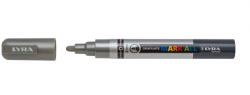 LYRA Marker LYRA Graduate Mark All, pe baza de apa, varf 2mm, pentru orice suprafata - argintiu (LR-006820251)