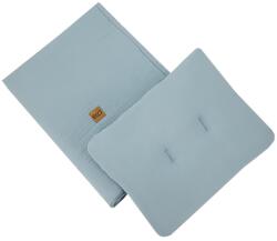 EKO 2 Részes Muszlin Ágynemű Szett Blue 30x40 Cm, 75x100 Cm