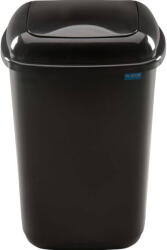 Plafor Cos plastic reciclare selectiva, capacitate 90l, PLAFOR Quatro - negru cu capac negru - altele (PL-707-06) Cos de gunoi