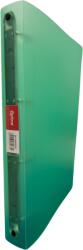 Optima - prod din plastic Caiet mecanic 4 inele - D25mm, coperti flexibile PP, Optima Flex - verde transparent (OP-516502520)