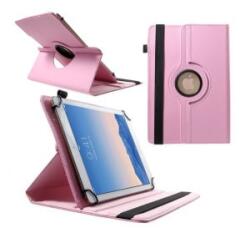 Gigapack Tok álló, bőr hatású (FLIP, asztali tartó funkció, univerzális, 360°-ban forgatható, 9-10' méret) RÓZSASZÍN [Alcatel 1T 10.1 WIFI