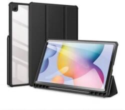 Dux Ducis Toby Samsung Galaxy Tab S6 Lite 10.4 bőr hatású tablet tok fekete (GP-145252) (GP-145252) - aqua