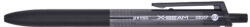 PENAC Pix PENAC X-Beam XB-107, rubber grip, 0.7mm, clema plastic, corp negru - scriere neagra (P-BP0107-BK-06)