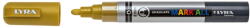 LYRA Marker LYRA Graduate Mark All, pe baza de apa, varf 2mm, pentru orice suprafata - auriu (LR-006820250)