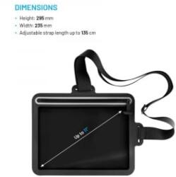 FIXED Dry Tab vízálló tablettok 11'-ig fekete (FIXDR-TB-BK) (FIXDR-TB-BK)