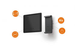 DURABLE 7-13' fali tablet tartó fekete (DB893323) (893323)