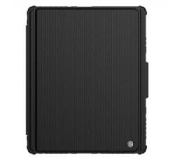 Nillkin BUMPER LINK billentyűzetes defender tok (QWERTY, angol nyelvű, ceruza tartó, méhsejt) FEKETE Apple IPAD Air 13 (2025) / IPAD Air 13 (GP-158381) - aqua