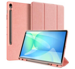 Dux Ducis DOMO tok álló, bőr hatású rózsaszín Samsung Galaxy Tab S10 FE Plus WIFI (SM-X626) (GP-169344) - aqua