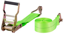 Strend Pro Rögzítő heveder, Strend Pro, zöld, hosszúság : 600 cm, szélesség: 5 cm, teherbírás: 1300 kg, racsnis (TC217601)